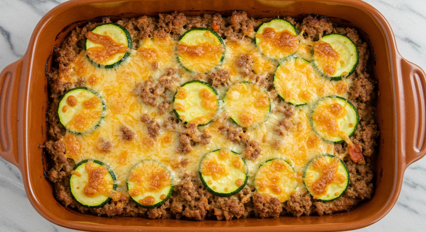 Zucchini Ground Beef Casserole